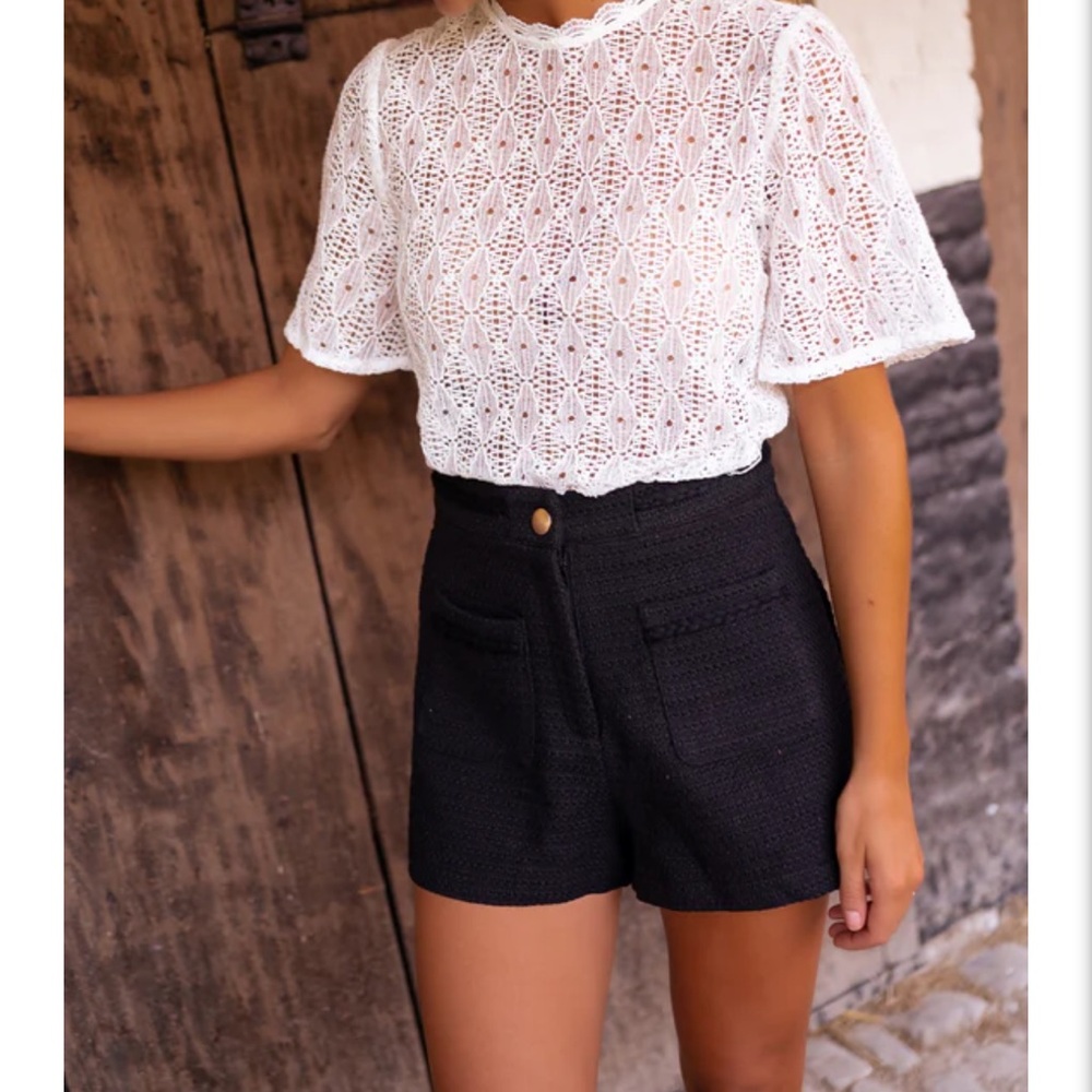 Easy Clothes USA Lace Maka Blouse